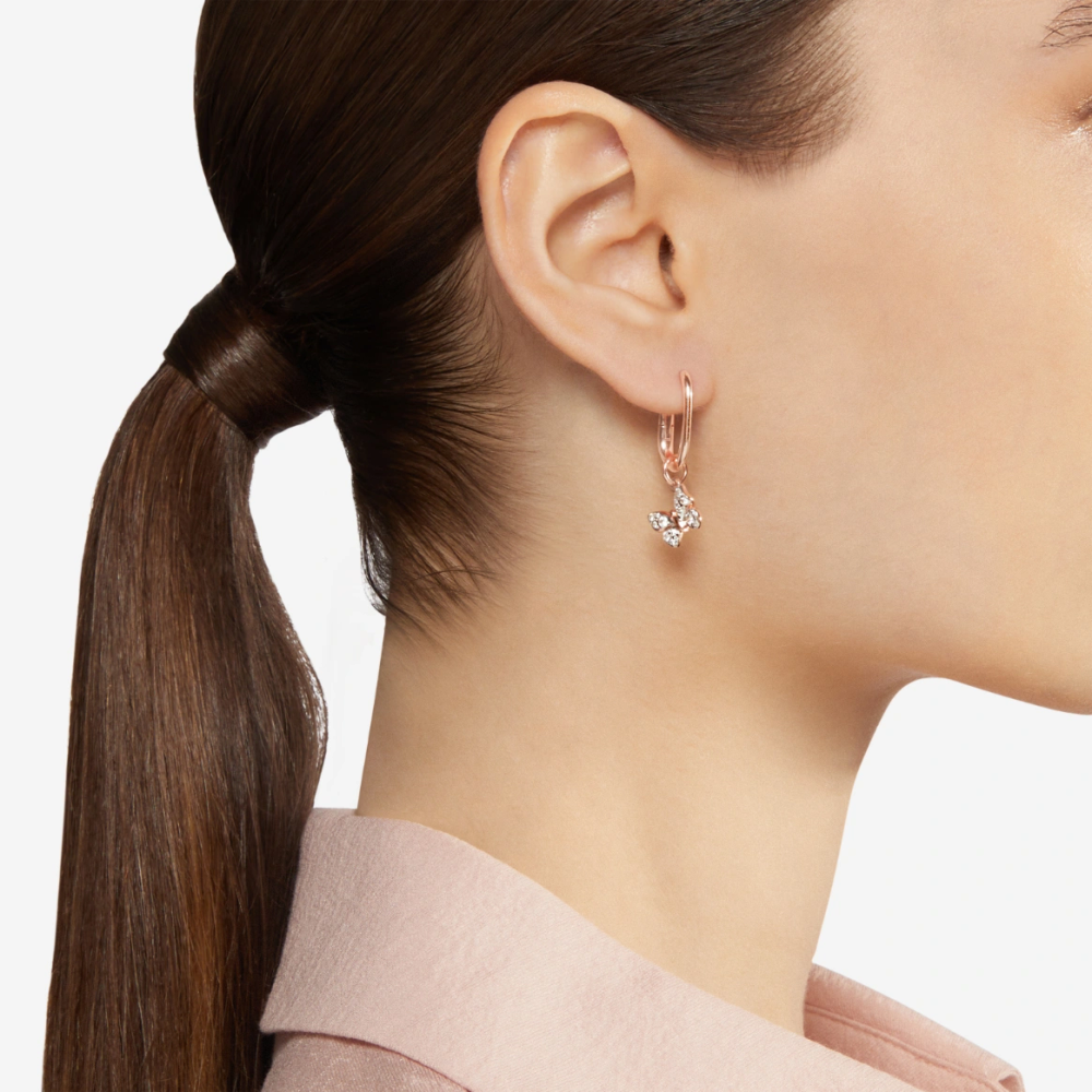 Boucle D'oreille Créole Essentials Or Rose