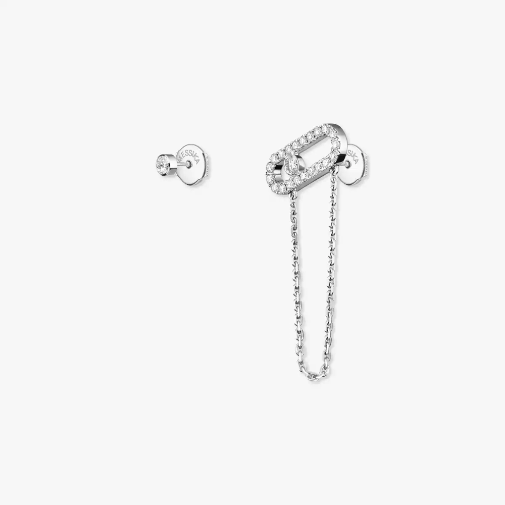 Boucles d'oreilles asymétriques Move Uno