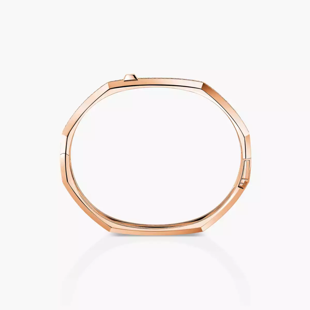 Bracelet Moderniste pavé, moyen modèle