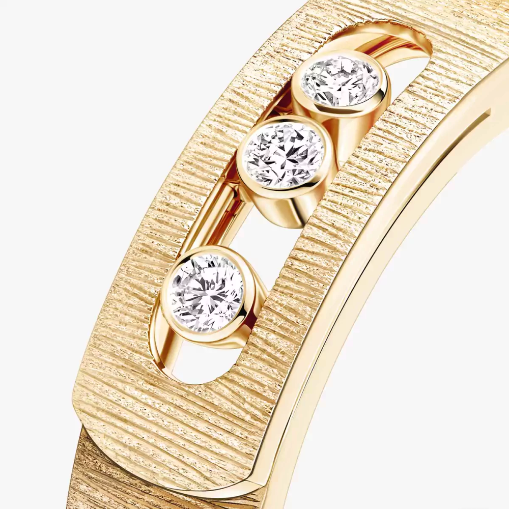 Bague Move Noa ciselée, petit modèle