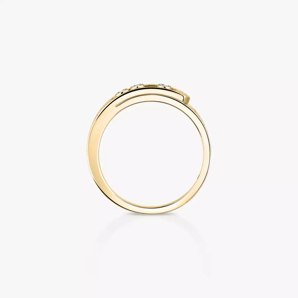 Bague Move Noa ciselée, petit modèle