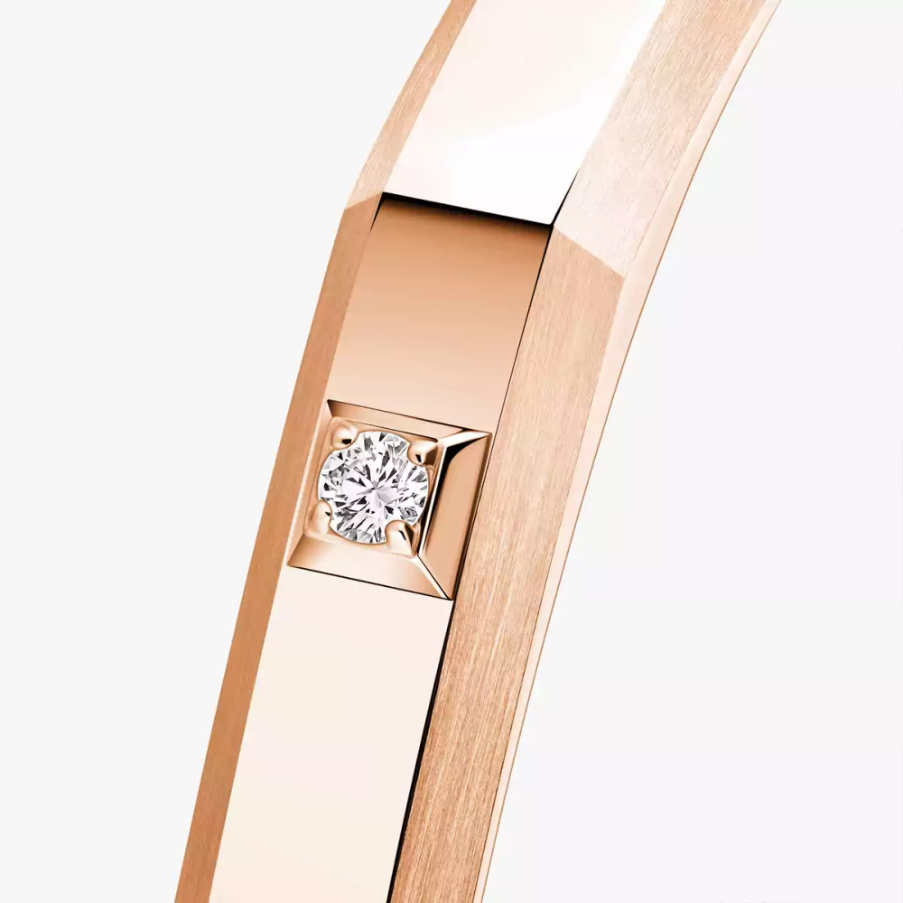 Bracelet Moderniste, grand modèle Bracelet diamant en or rose Moderniste