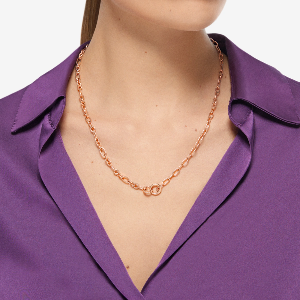 Collier Maillons Ouvrants Argent Doré