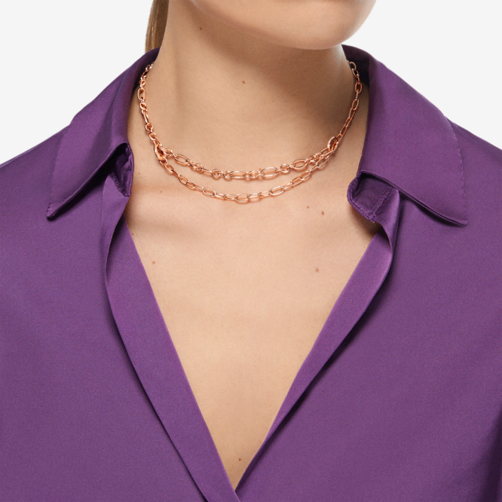 Collier Maillons Ouvrants Argent Doré