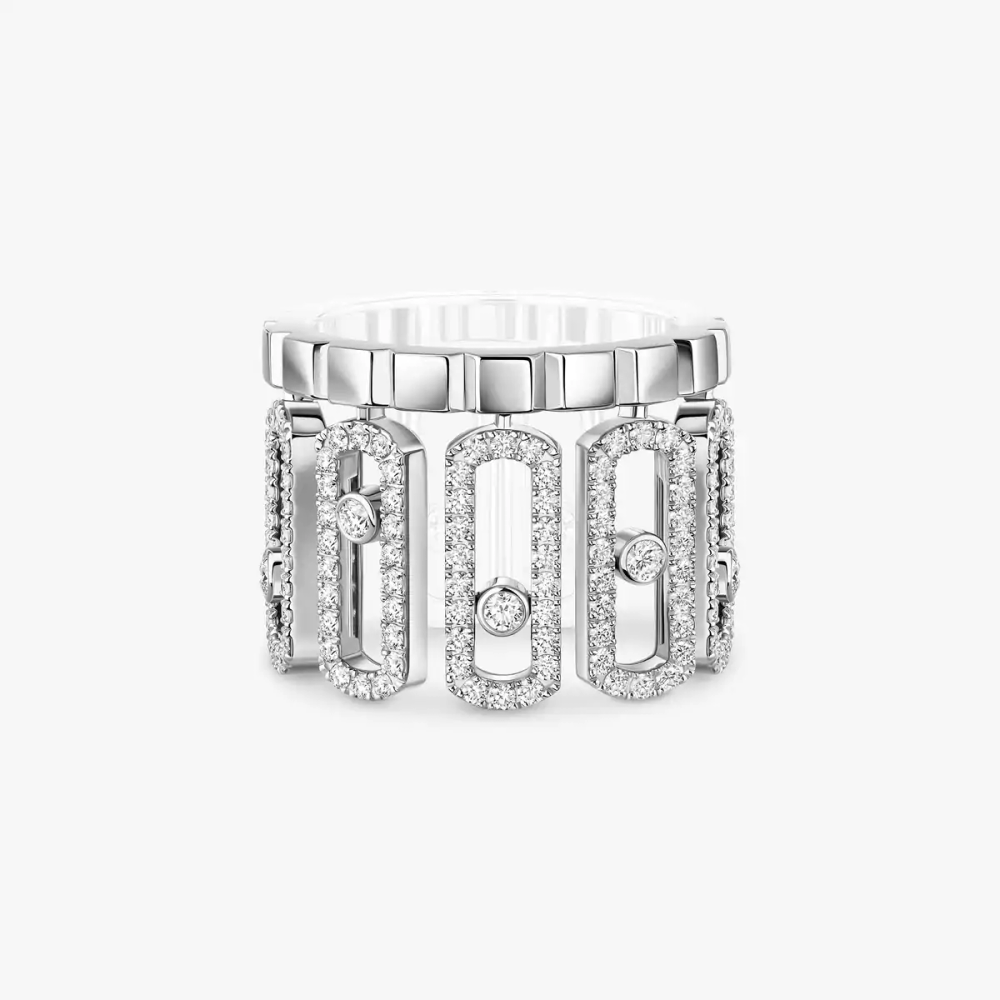 Bague pavée Move Iconica