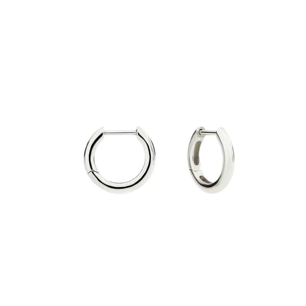 Boucles D’oreille Créoles Essentials Argent