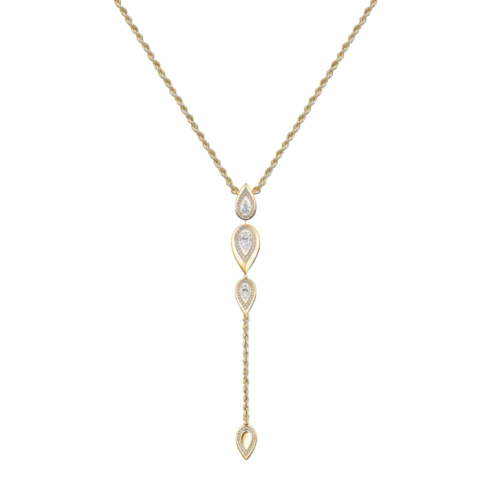 Collier cravate Fiery