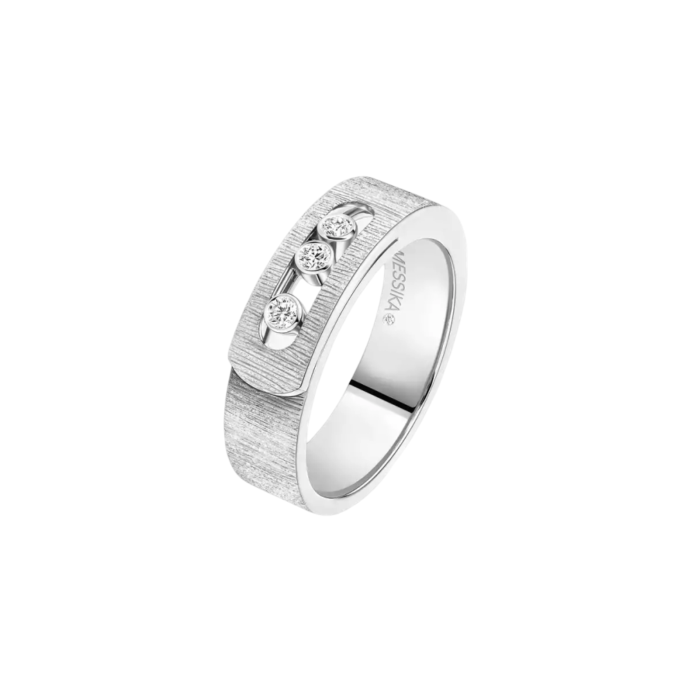 Bague Move Noa ciselée, petit modèle