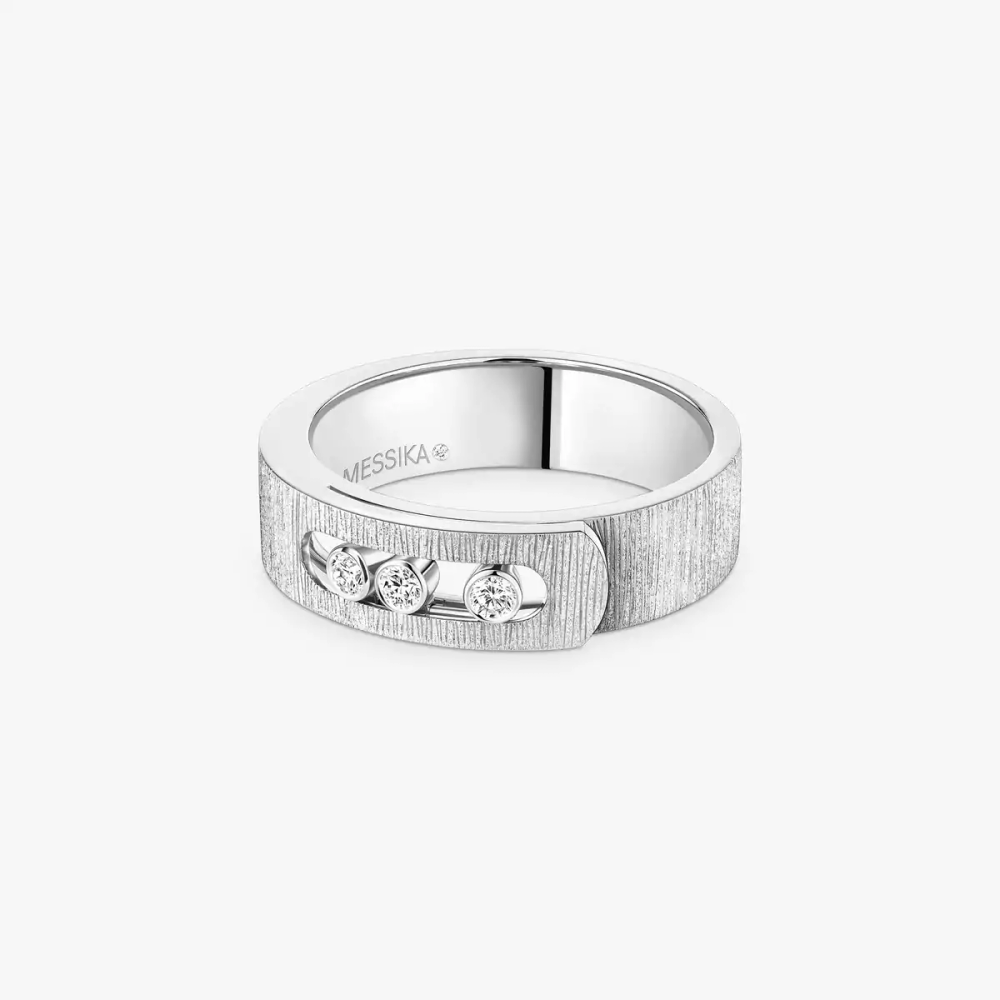 Bague Move Noa ciselée, petit modèle