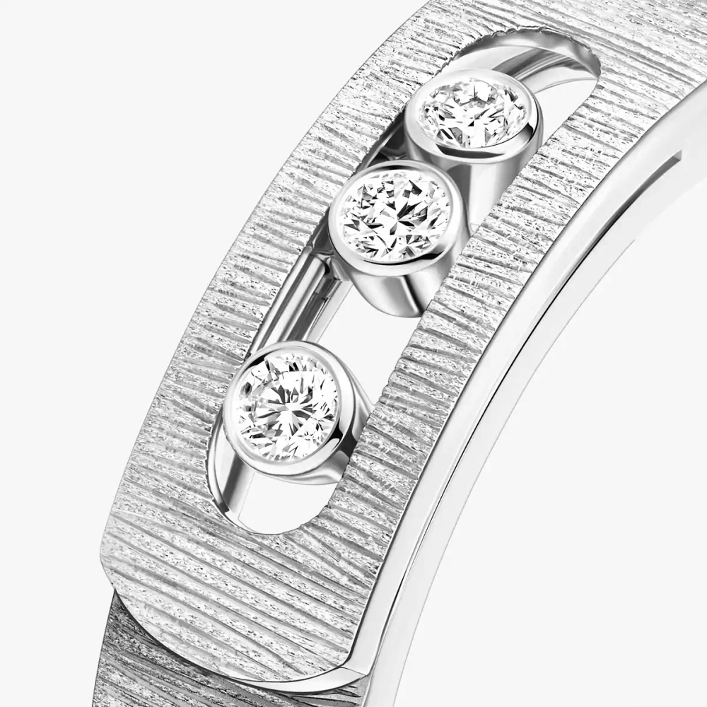 Bague Move Noa ciselée, petit modèle