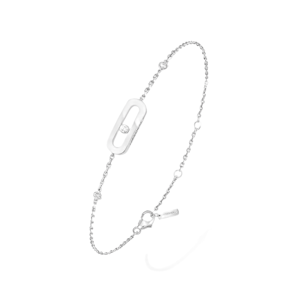 Bracelet Move Uno Bracelet Diamant Or Blanc - Bijouterie Aurea｜Morges