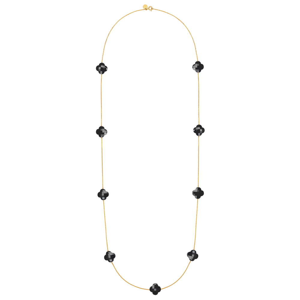 Sautoir, Onyx, Or Jaune