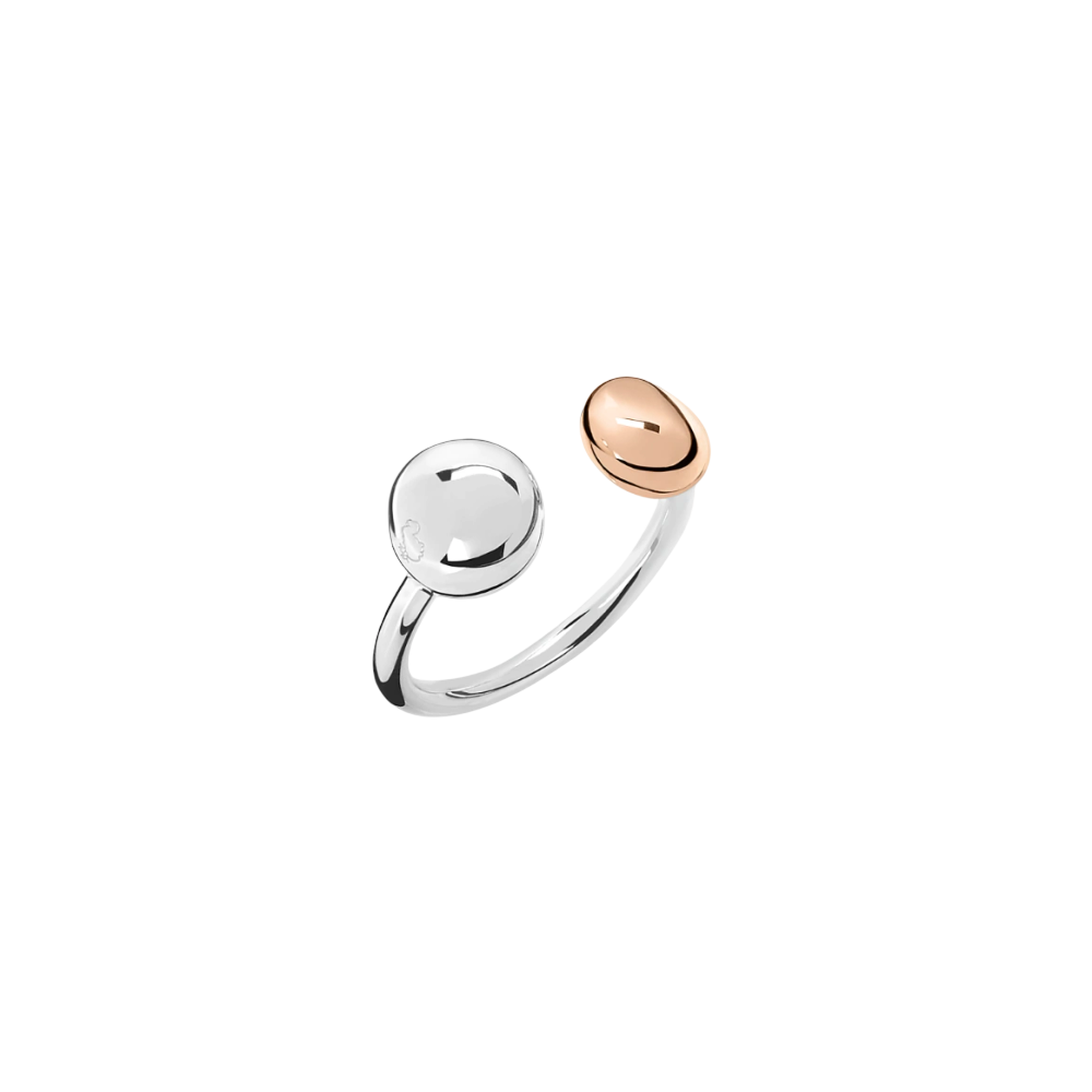 Bague Pepita Argent & Or Rose