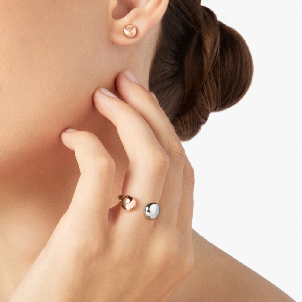 Bague Pepita Argent & Or Rose