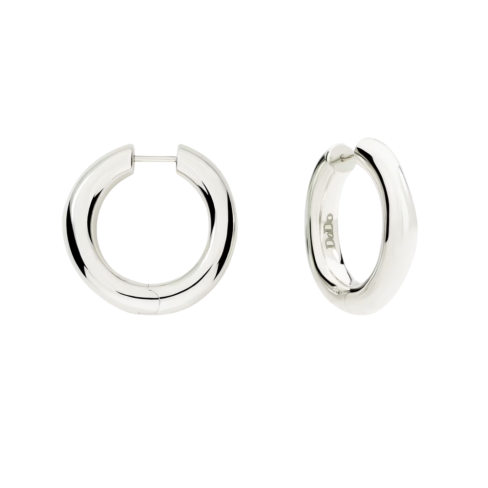 Boucles D’oreille Créoles Argent