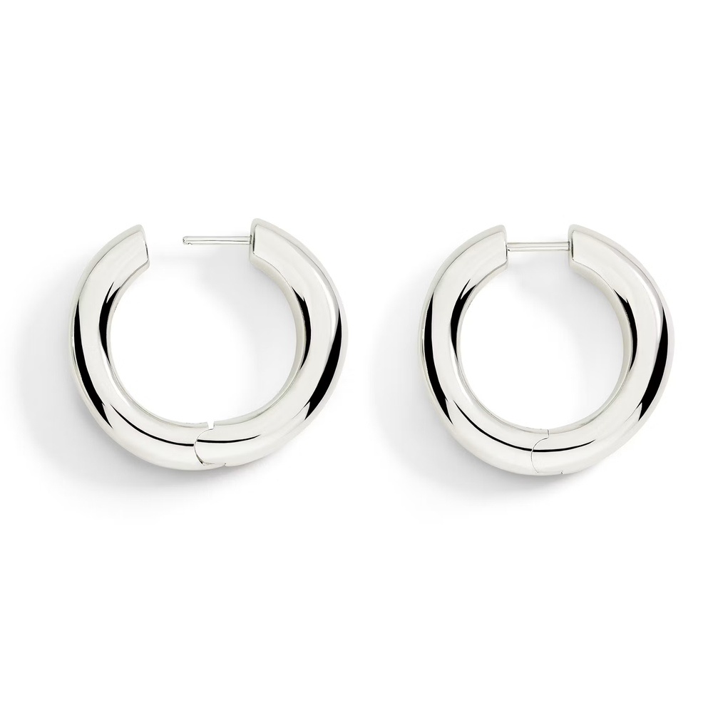 Boucles D’oreille Créoles Argent