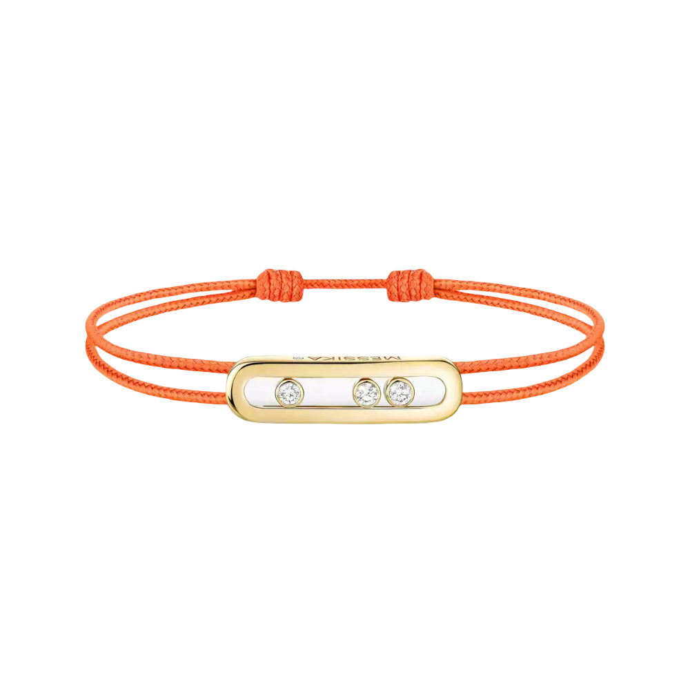 Bracelet cordon Messika Care(s) orange