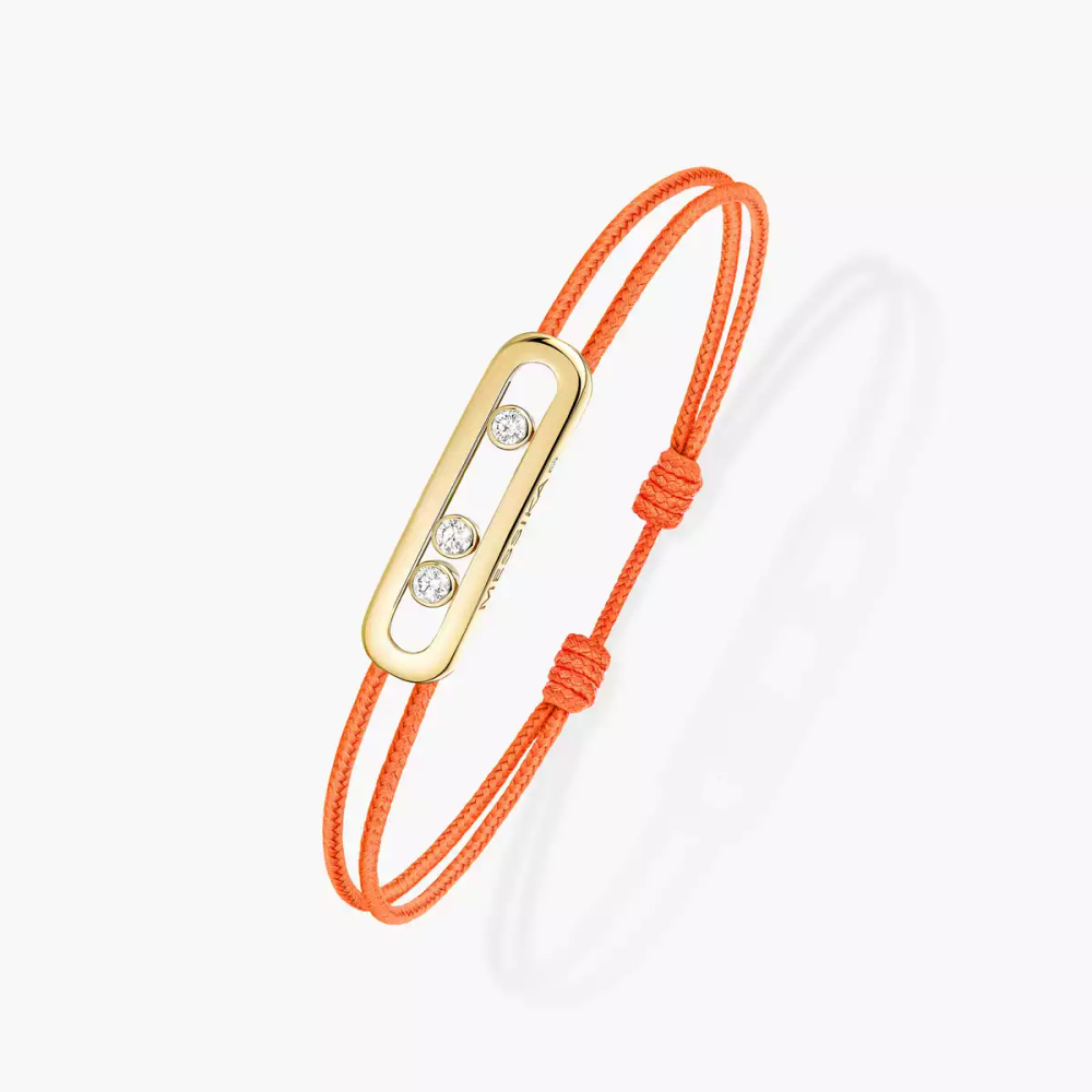 Bracelet cordon Messika Care(s) orange