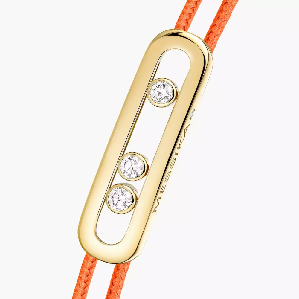 Bracelet cordon Messika Care(s) orange