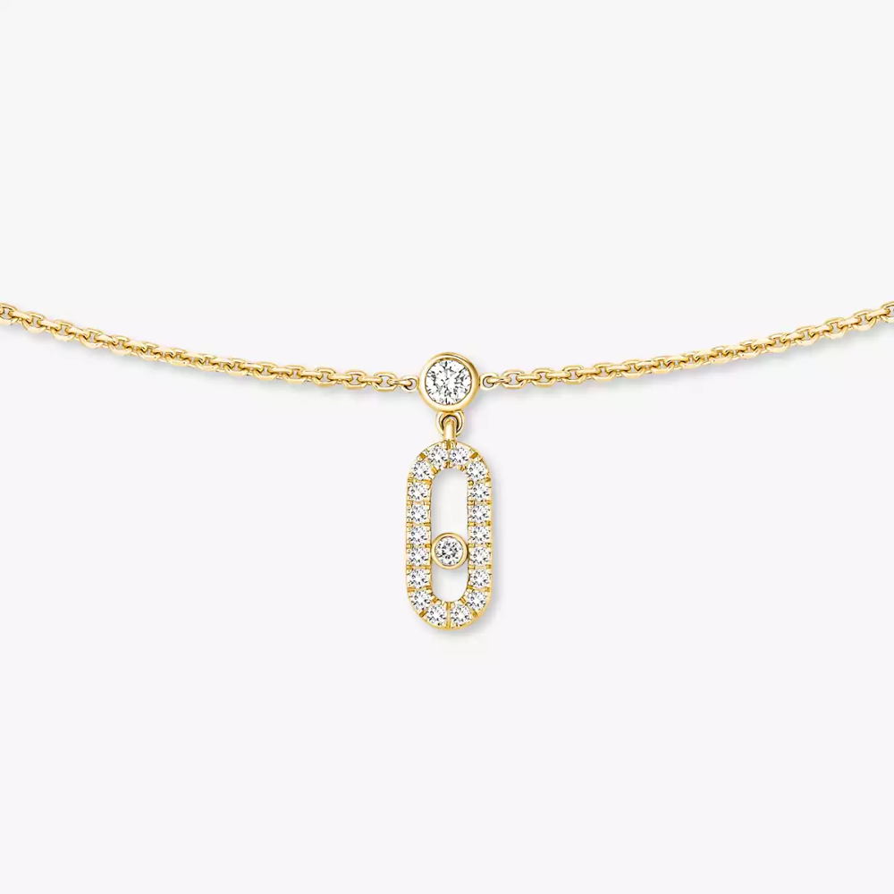 Collier choker Move Uno pavé