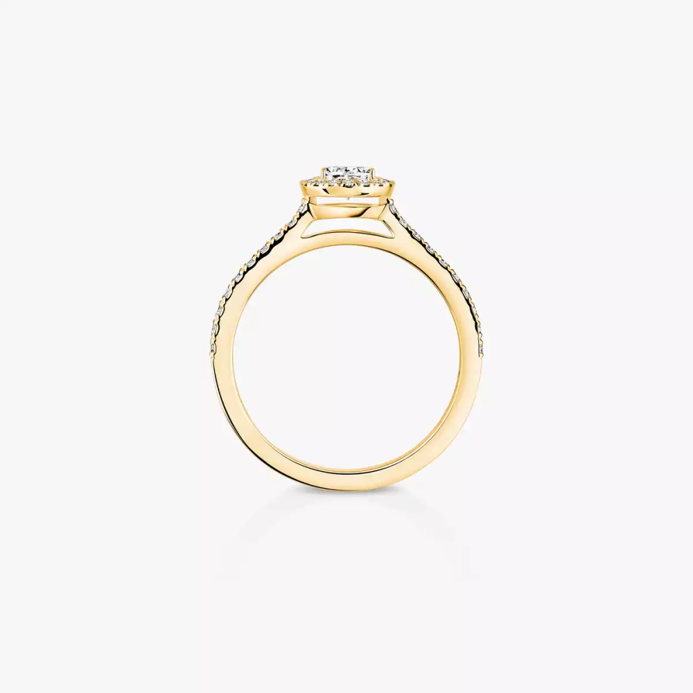 Bague solitaire Joy taille poire, petit modèle