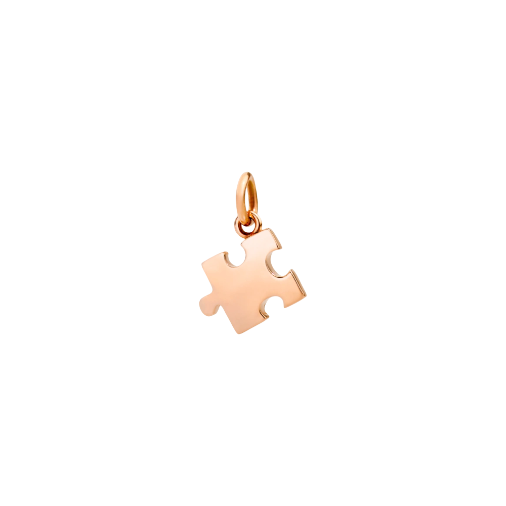 Pendentif Puzzle Or Rose