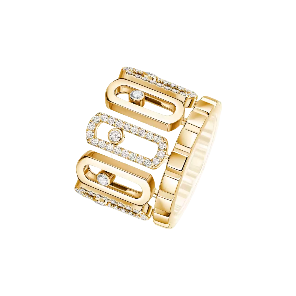 Bague Move Iconica Bague diamant en or jaune Move Iconica
