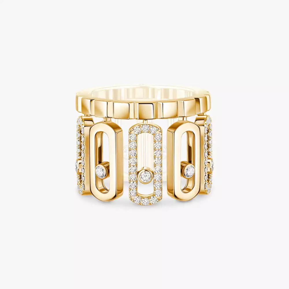 Bague Move Iconica Bague diamant en or jaune Move Iconica
