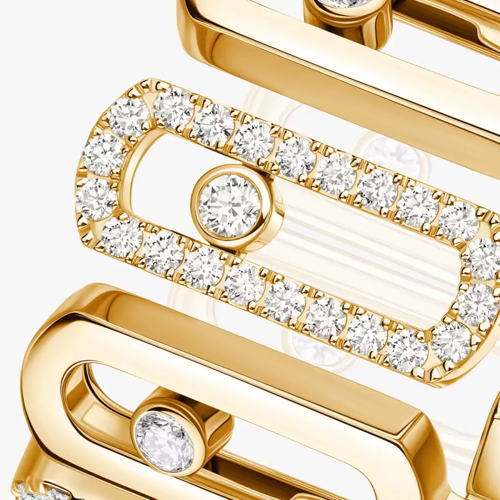 Bague Move Iconica Bague diamant en or jaune Move Iconica