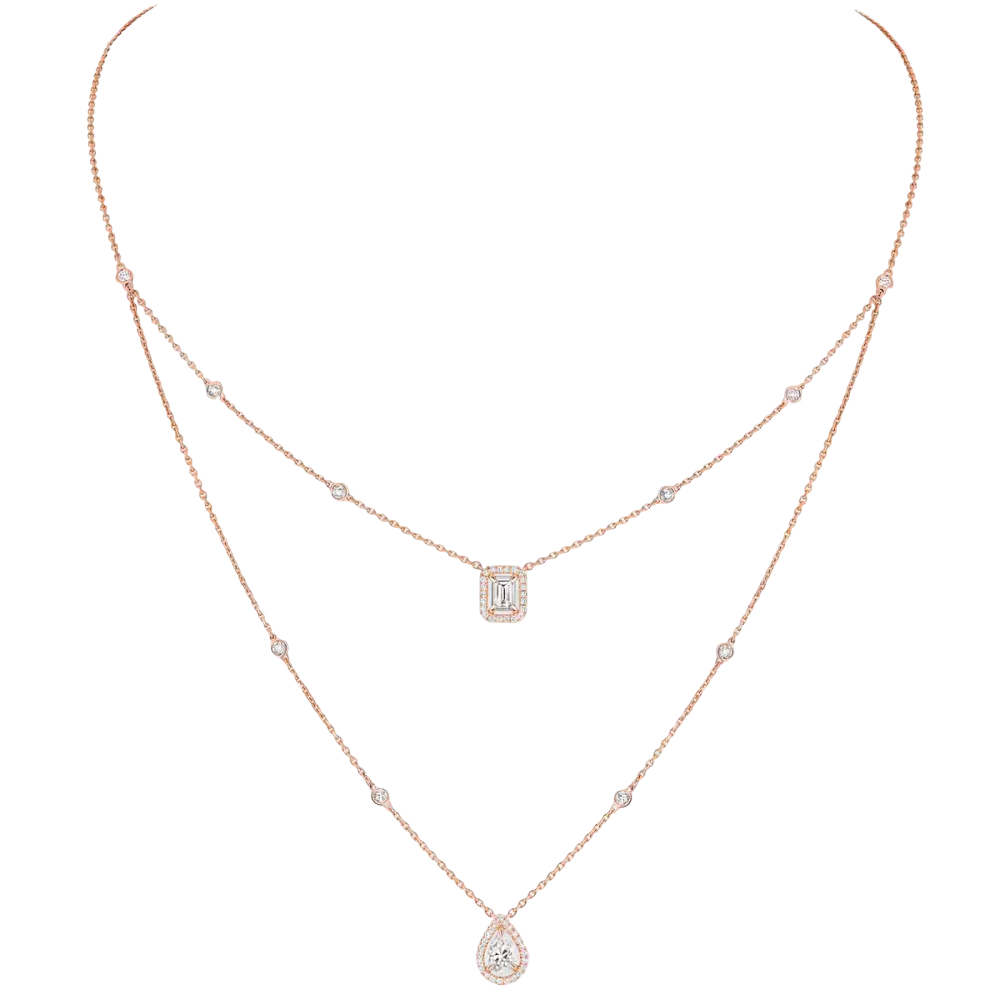 Collier deux rangs My Twin, grand modèle