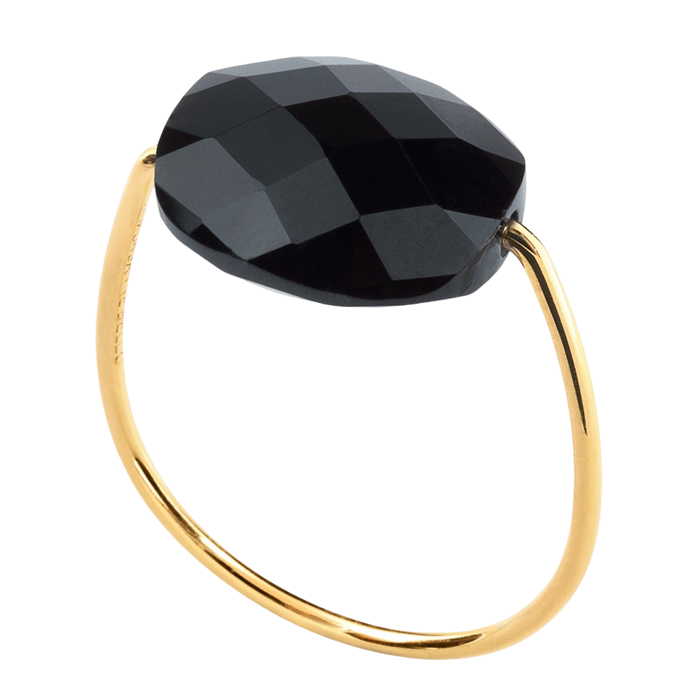 Bague, Onyx, Or Jaune