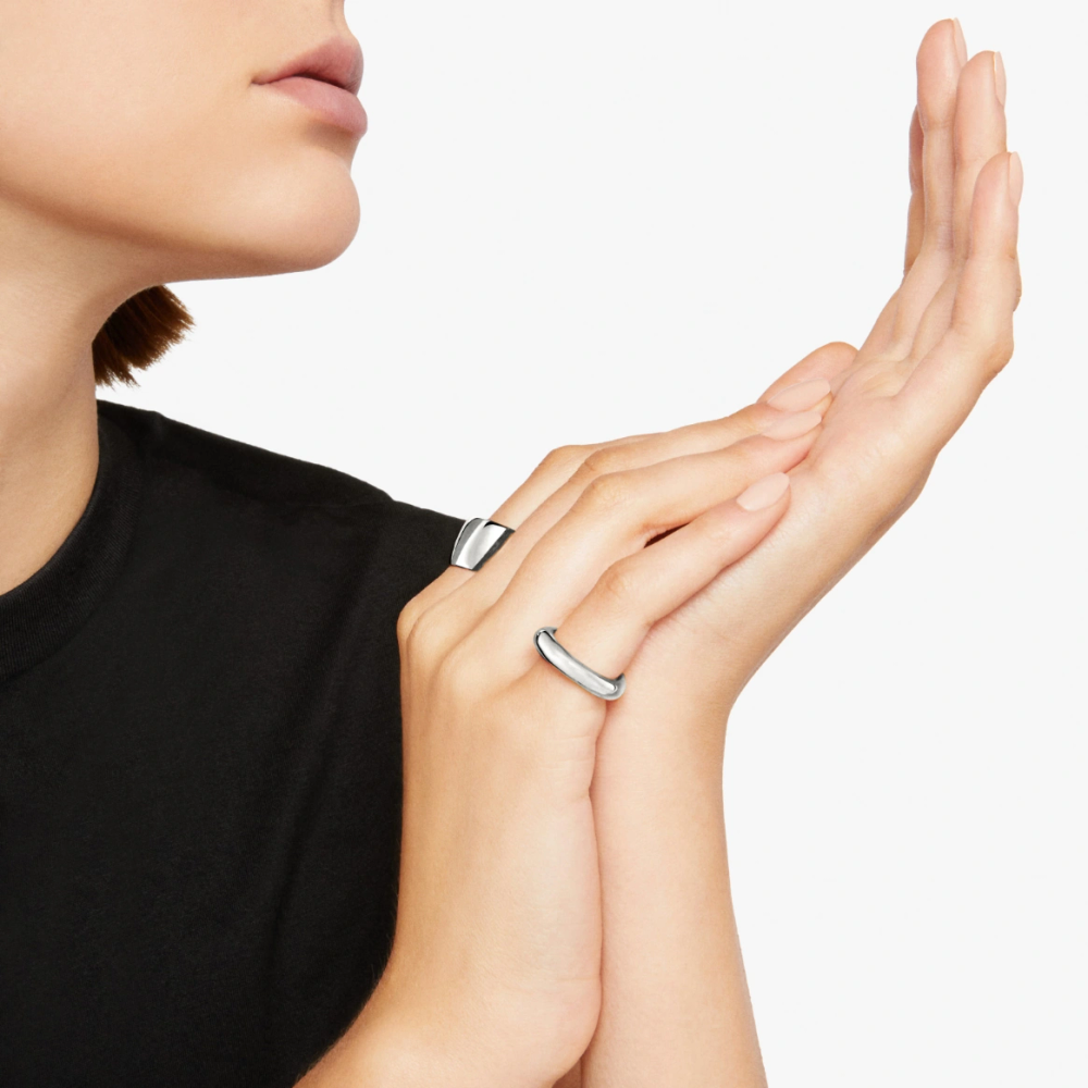 Bague Irrégulière Argent