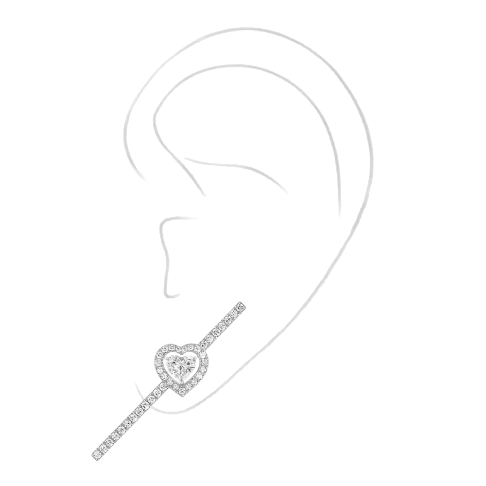 Mono boucle d'oreille Joy taille cœur