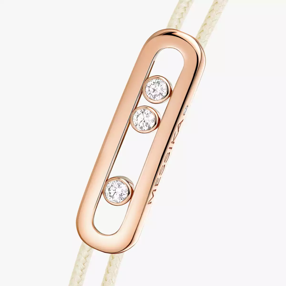 Bracelet cordon crème Messika Care(s)