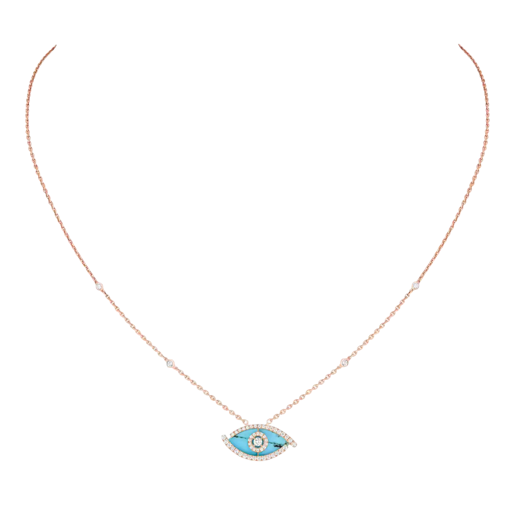 Collier Lucky Eye turquoise