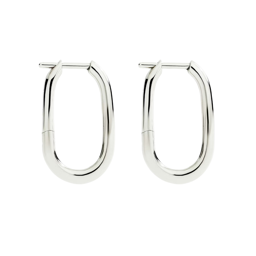 Boucles D'oreille Créole Essentials Argent