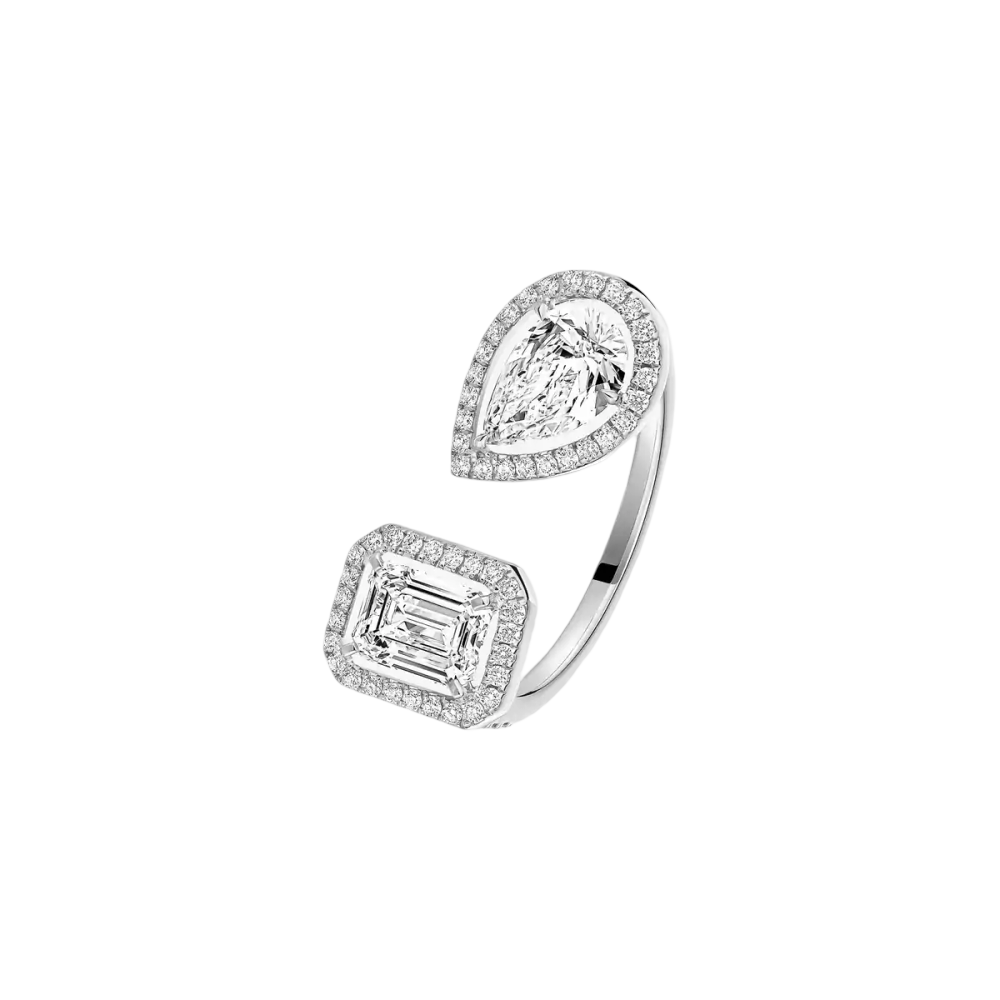 Bague My Twin toi & moi, très grand modèle