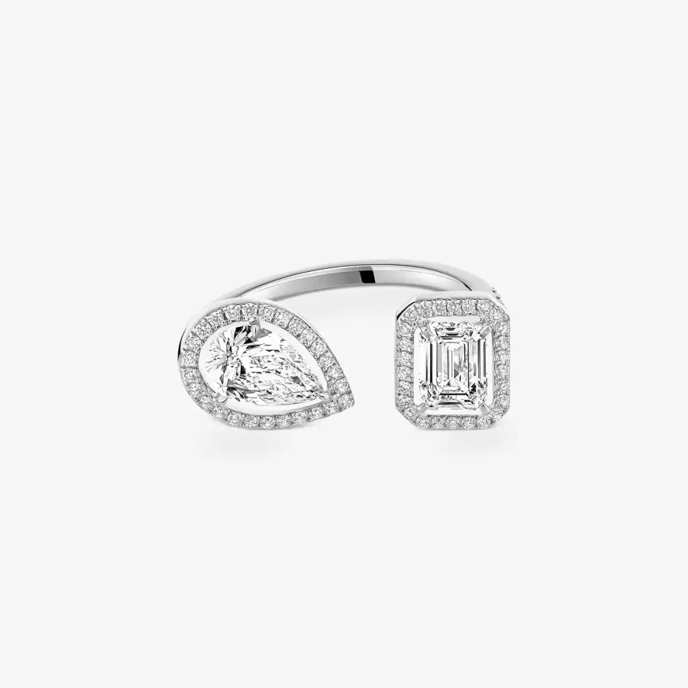 Bague My Twin toi & moi, très grand modèle