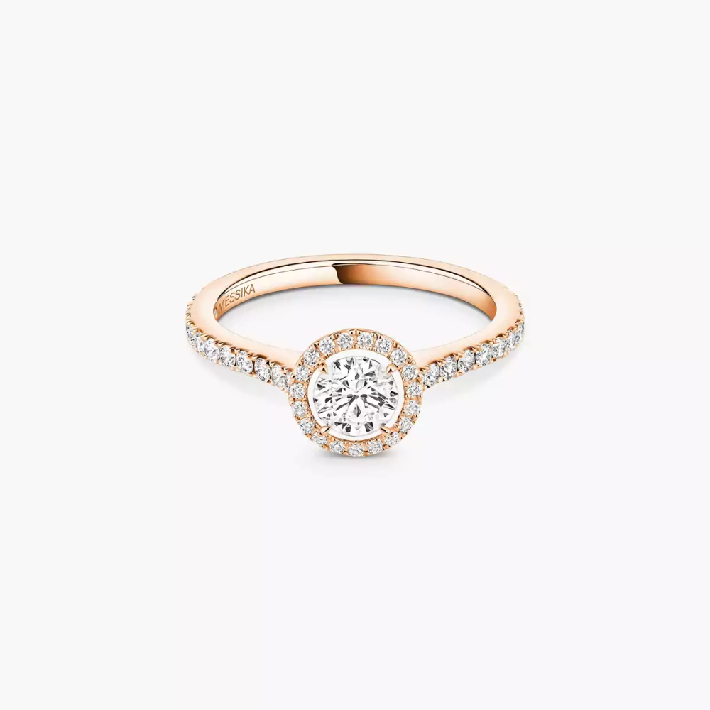 Bague solitaire Joy taille brillant, moyen modèle