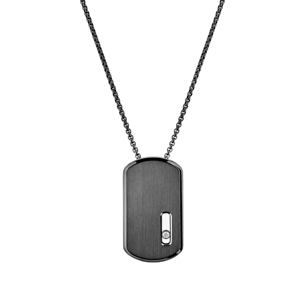 Collier pendentif Move Titanium anthracite