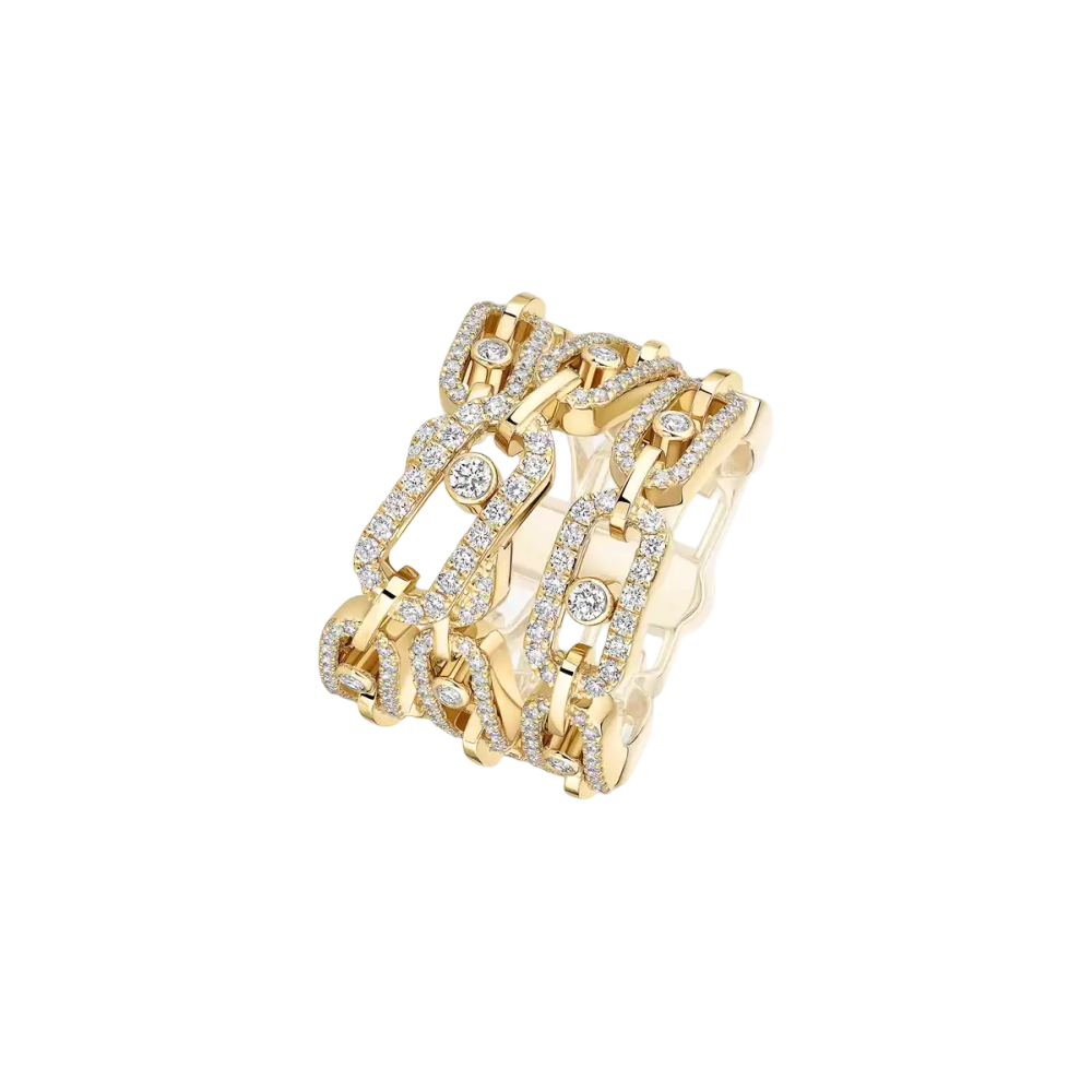 Bague trois rangs Move Link