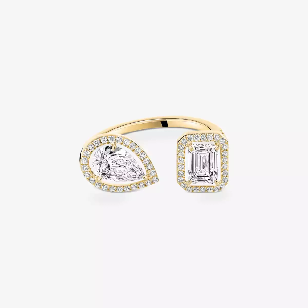 Bague My Twin toi & moi, très grand modèle