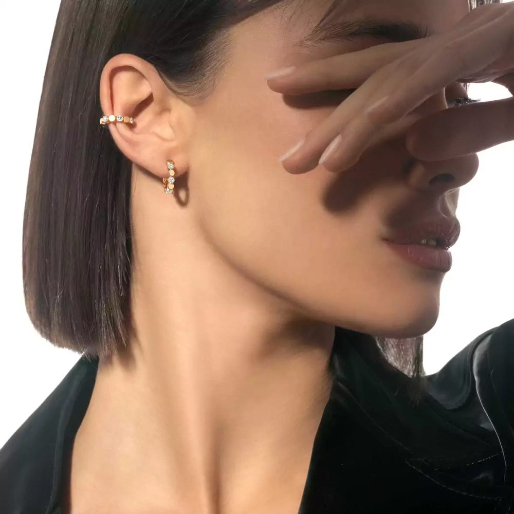 Boucles d'oreilles créoles D-Vibes