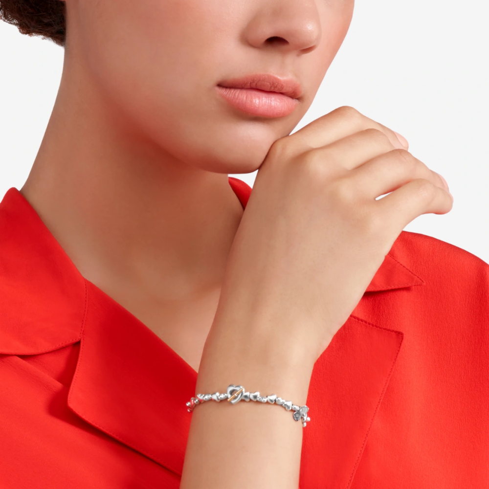 Bracelet Cœur Argent