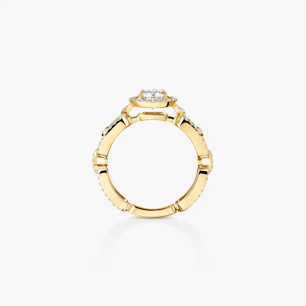 Bague solitaire Move Link, grand modèle