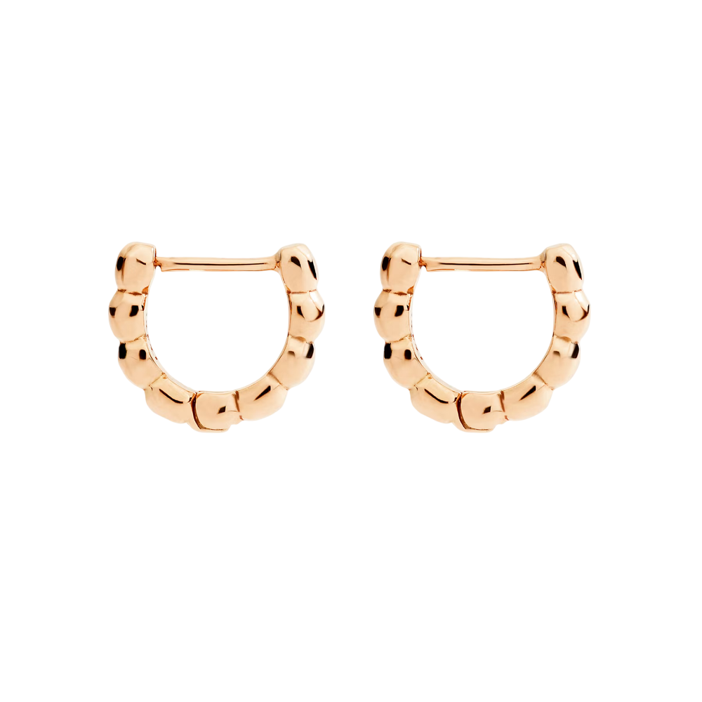Boucles D'oreille Créole Granelli Or Rose