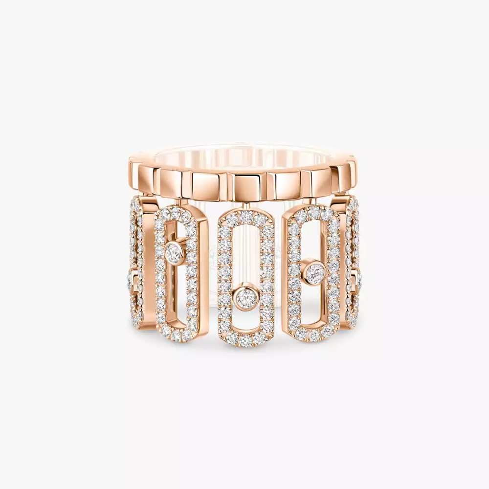 Bague pavée Move Iconica
