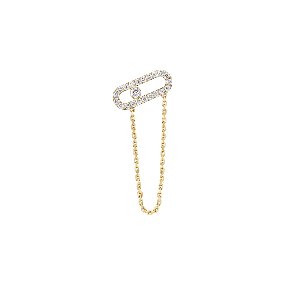 Mono boucle d'oreille chaîne Move Uno