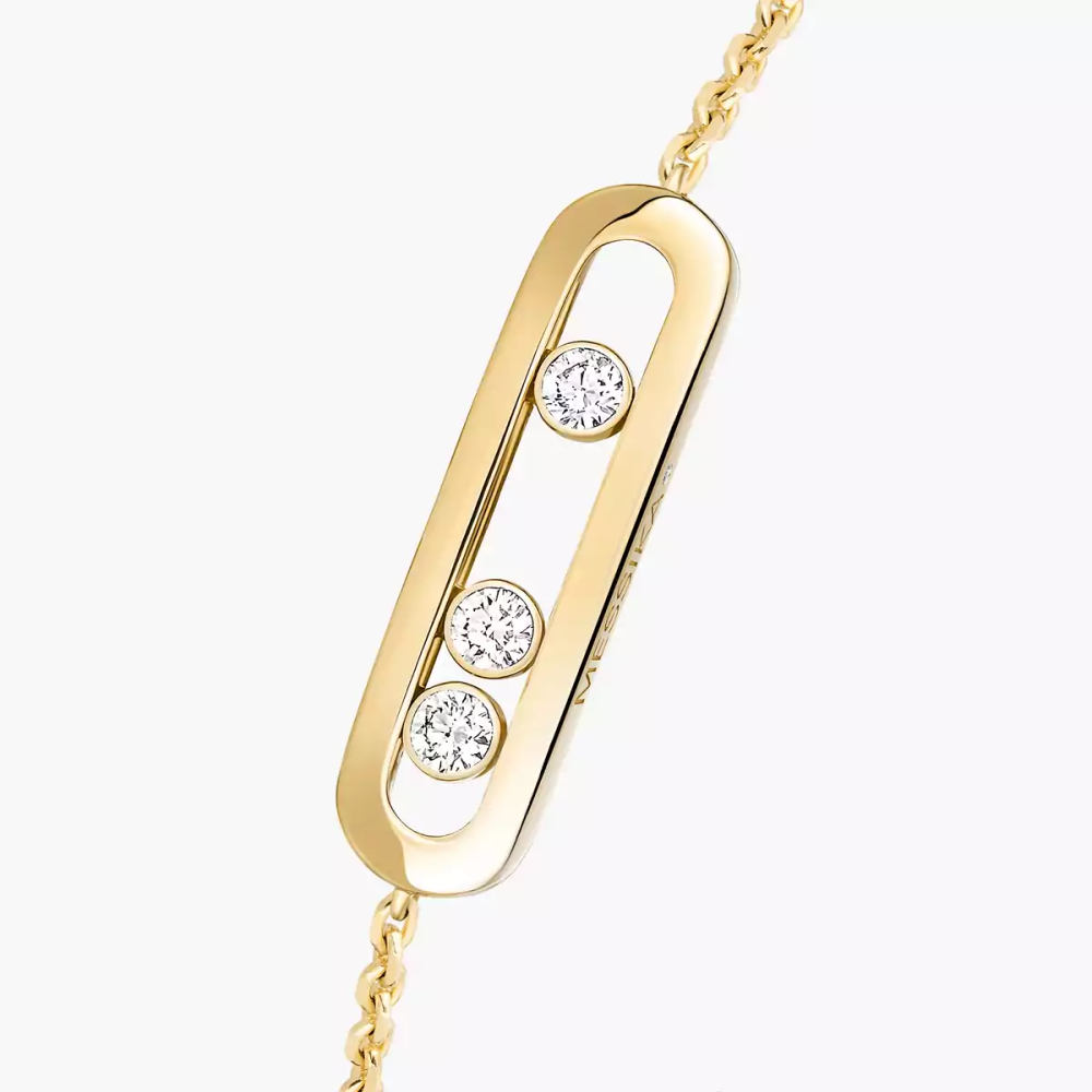 Bracelet Move Classique, petit modèle Bracelet diamant Baby Move en or jaune 18 carats