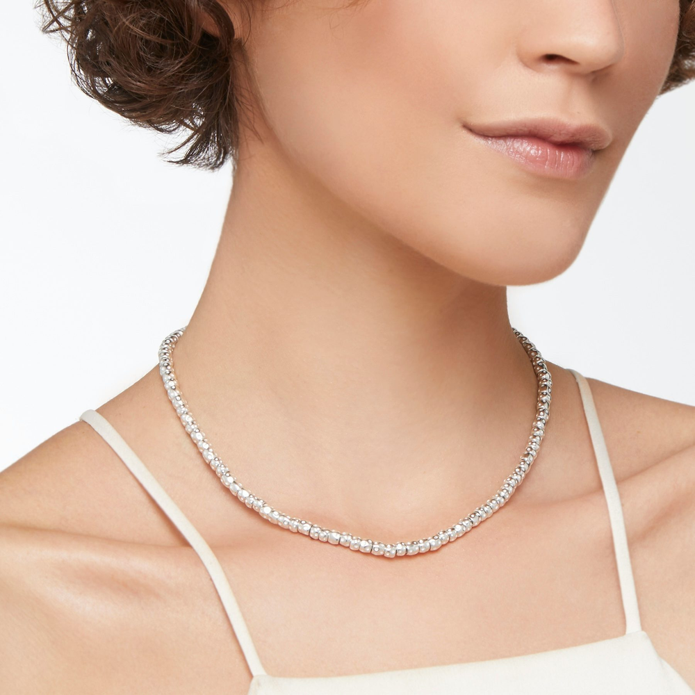 Collier Granelli Argent